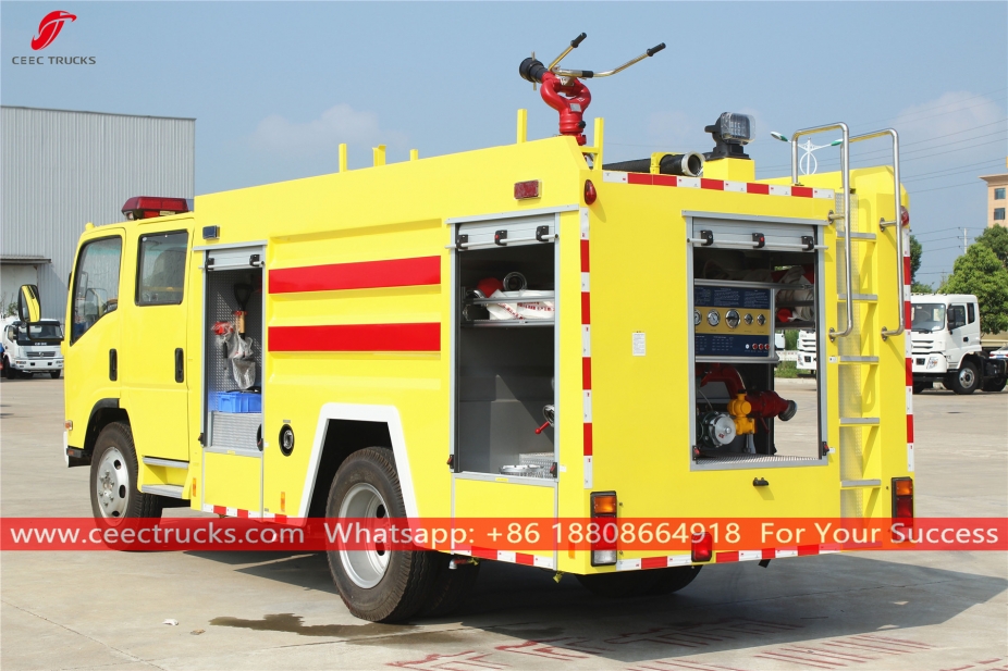 ISUZU 4+1CBM Water-foam Fire Fighting Truck