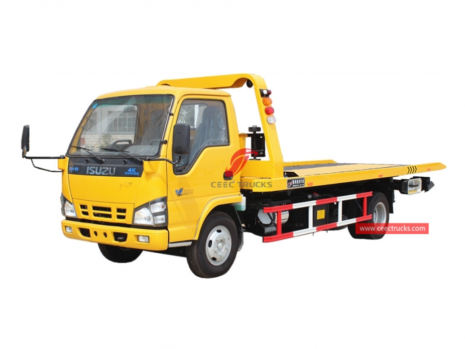 3Tons Flatbed towing truck na ISUZU