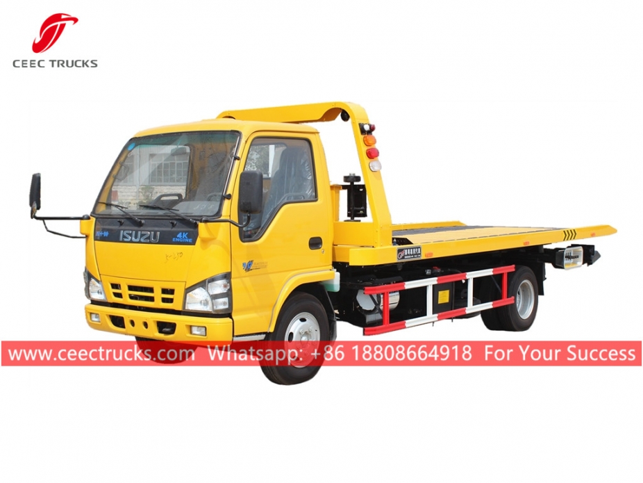 3Tons Flatbed towing truck na ISUZU