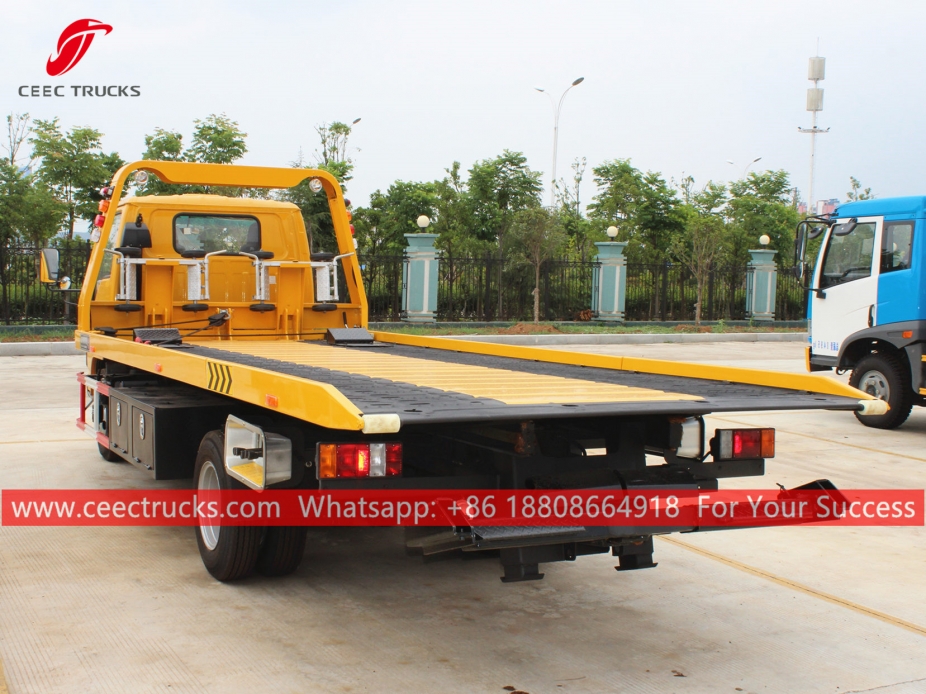 3Tons Flatbed towing truck na ISUZU