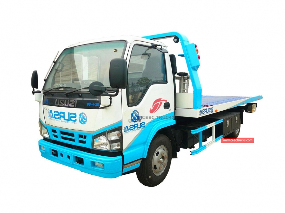 ISUZU 3Tons Road wrecker truck