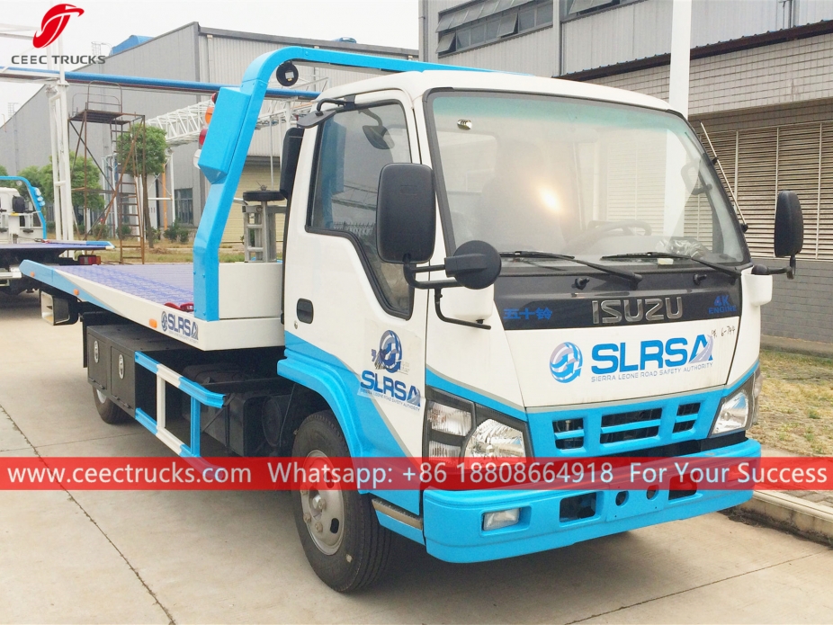 ISUZU 3Tons Road wrecker truck