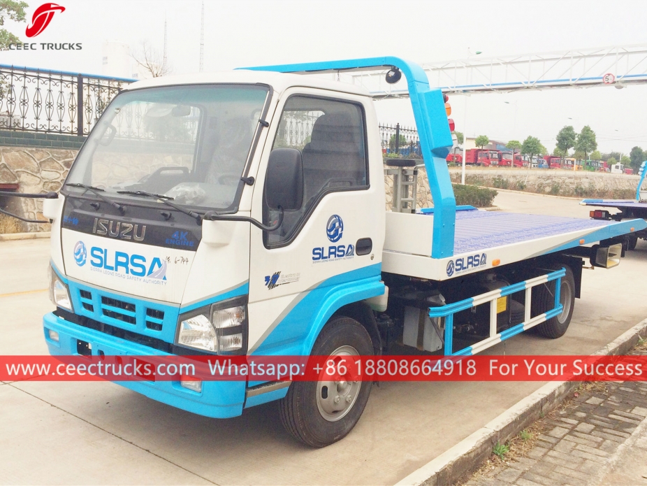 ISUZU 3Tons Road wrecker truck