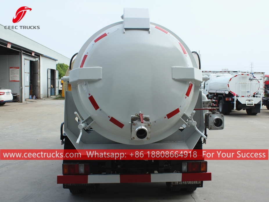 4,000 Liter na Vacuum Sewage Truck ISUZU