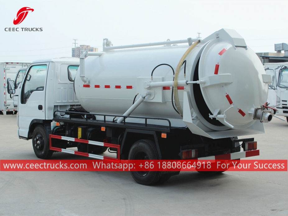 4,000 Liter na Vacuum Sewage Truck ISUZU