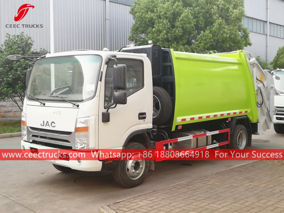 6CBM Refuse Compactor Truck JAC