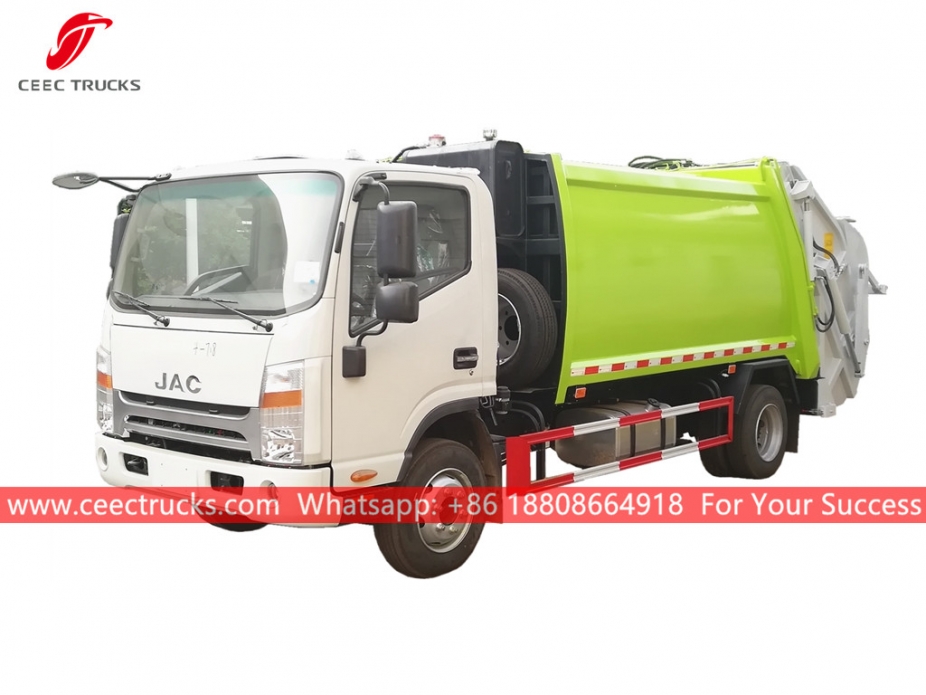 6CBM Refuse Compactor Truck JAC