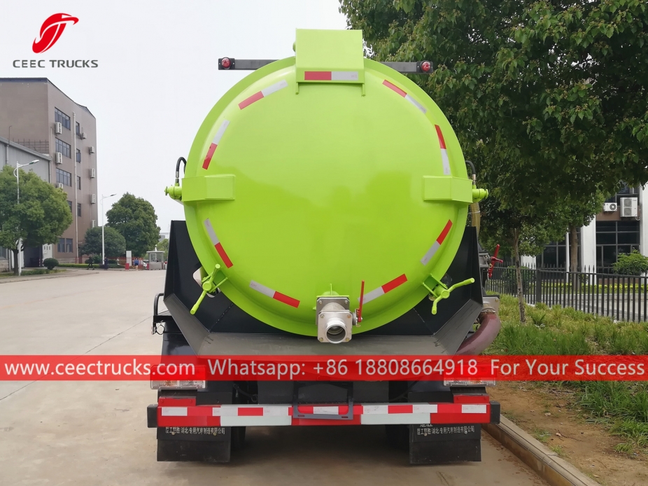 8,000 Liter ng Vacuum Sewage Suction Truck DONGFENG