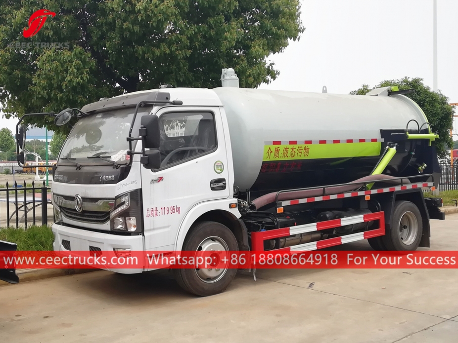 8,000 Liter ng Vacuum Sewage Suction Truck DONGFENG