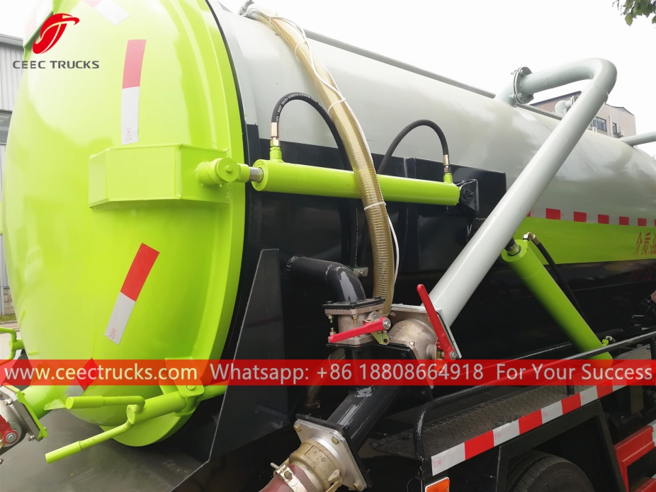 8,000 Liter ng Vacuum Sewage Suction Truck DONGFENG