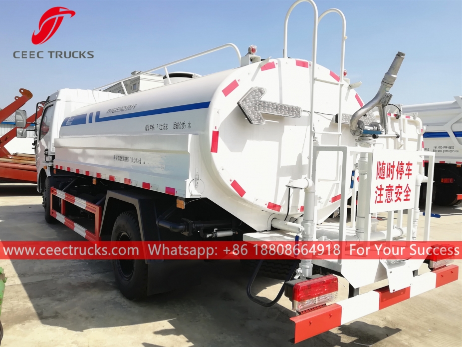 7 CBM Water Tanker Truck DONGFENG