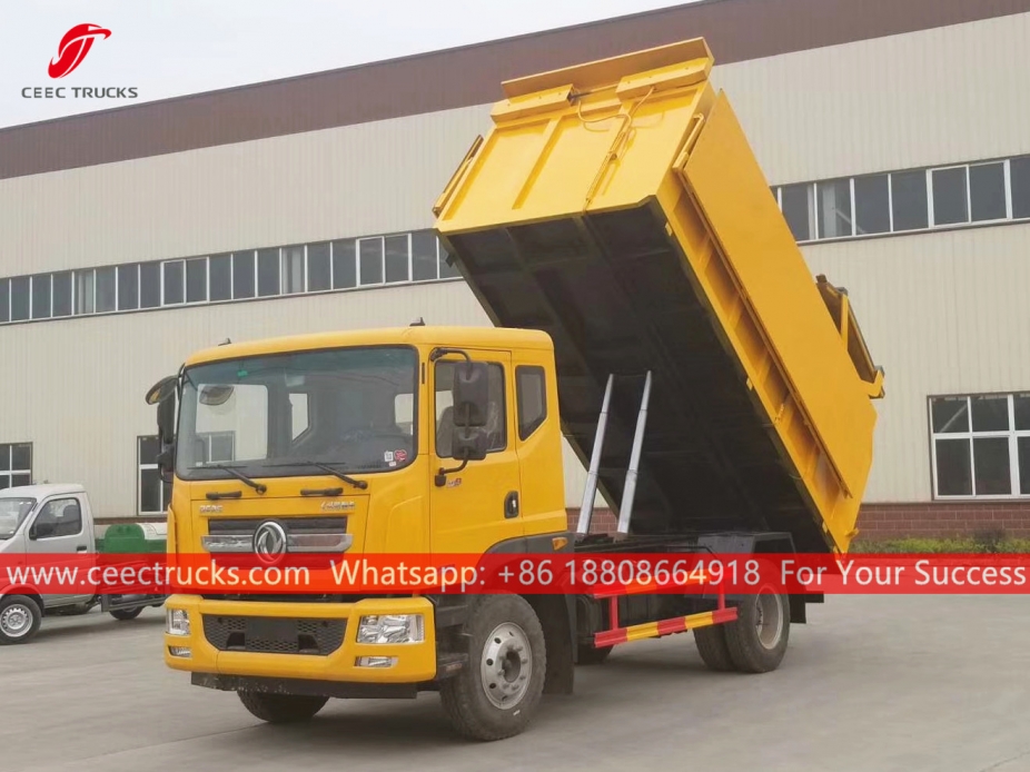 12CBM Docking garbage truck DONGFENG