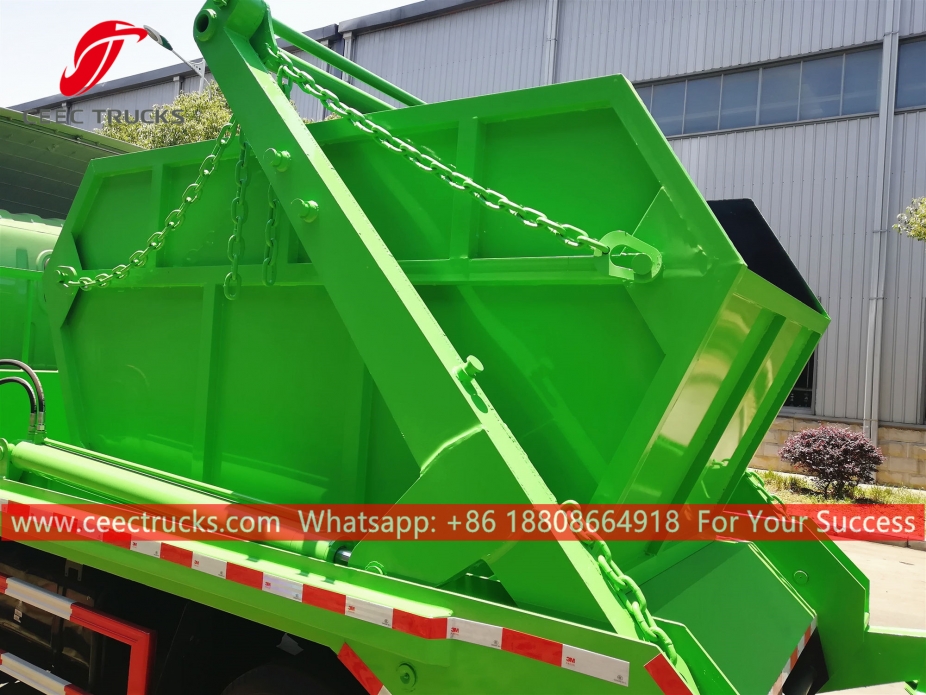 6CBM Swing arm garbage truck HOWO