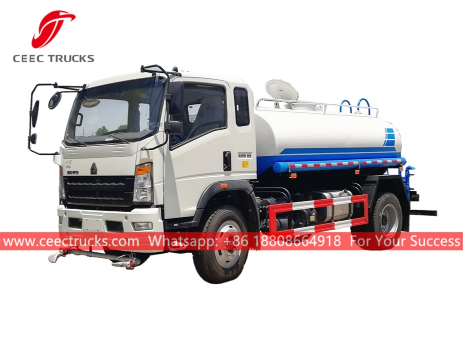 8 CBM Water Spray Truck HOWO