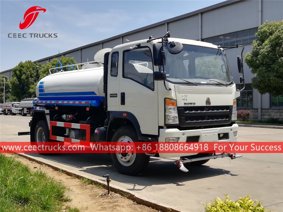 8 CBM Water Spray Truck HOWO