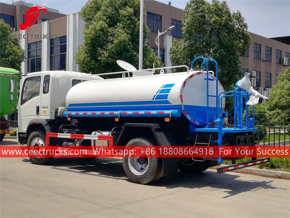 8 CBM Water Spray Truck HOWO