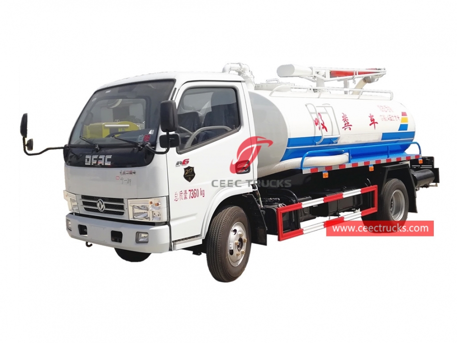 4,500 Litro Septic Suction Truck DongFeng