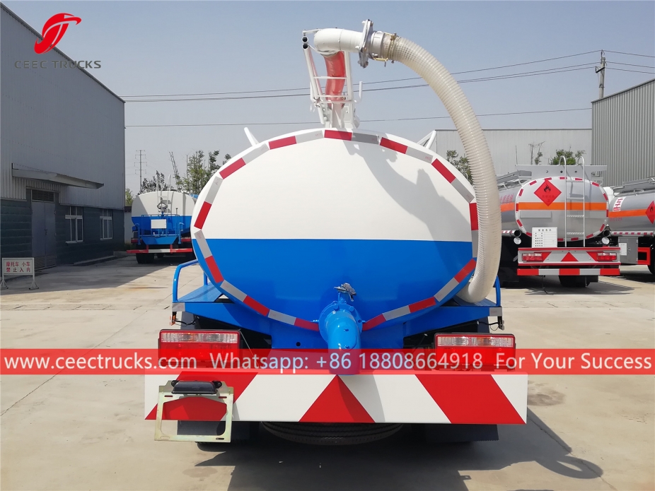 4,500 Litro Septic Suction Truck DongFeng