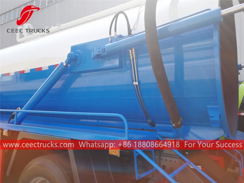 10CBM Vacuum Sewage Tank Truck DONGFENG