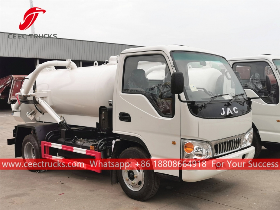 3,000 Liter ng Sewage Suction Truck JAC