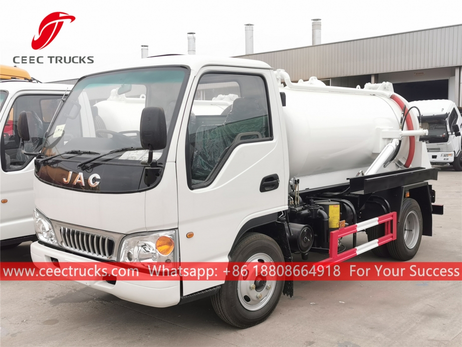 3,000 Liter ng Sewage Suction Truck JAC