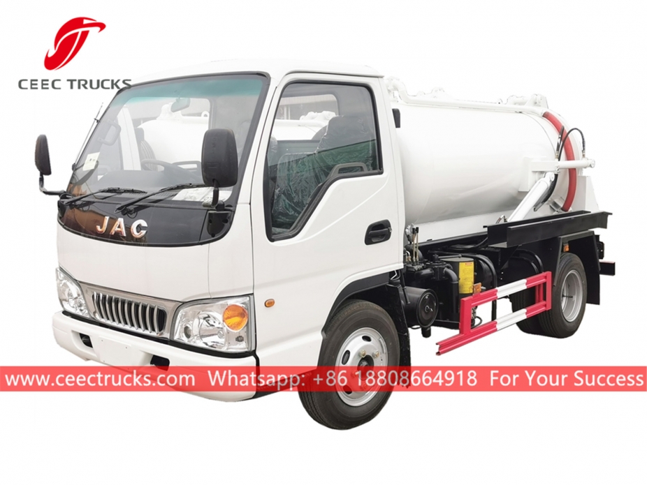 3,000 Liter ng Sewage Suction Truck JAC