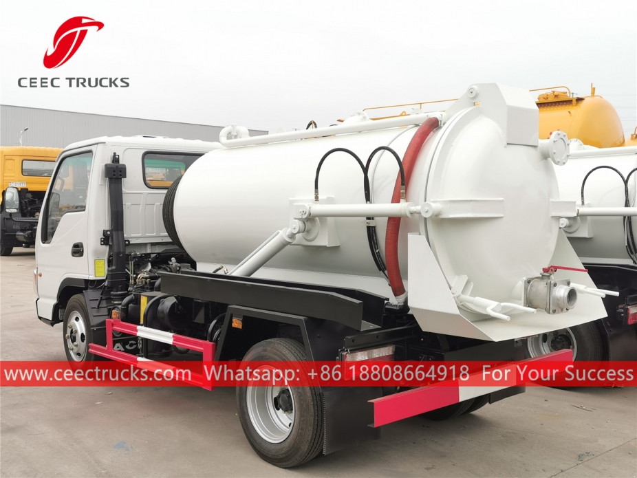 3,000 Liter ng Sewage Suction Truck JAC