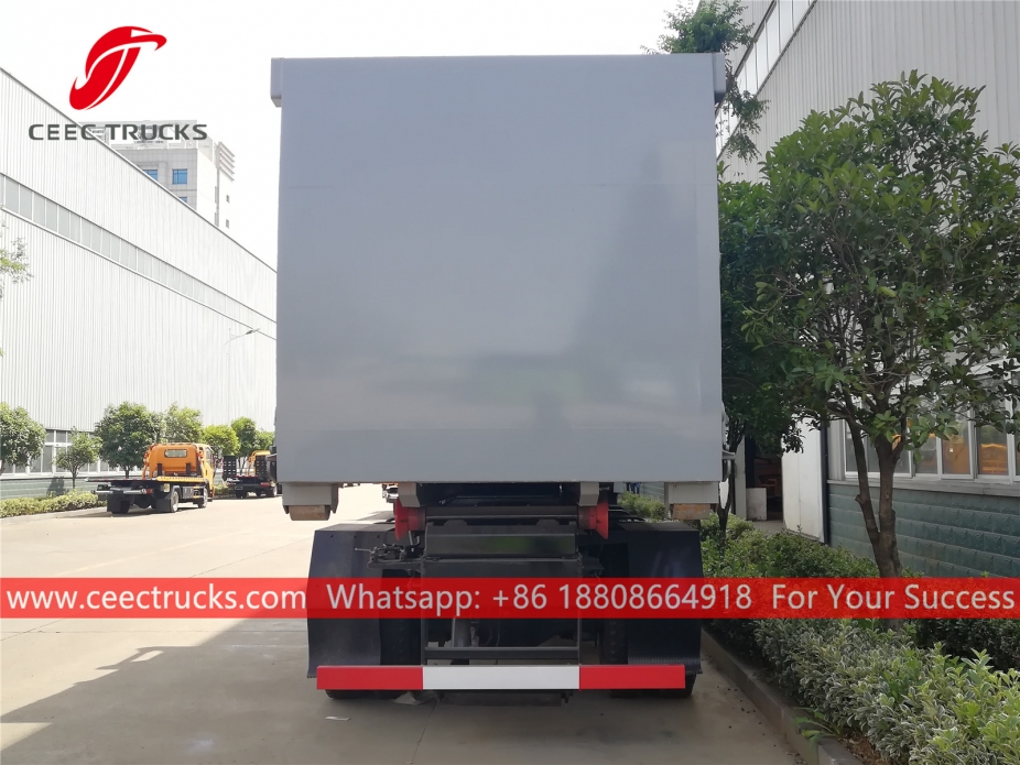 Dongfeng Hook loader na may compactor container