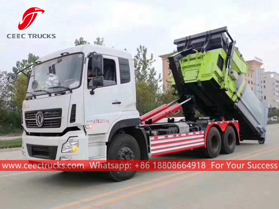 Dongfeng Compactor Hook lift truck