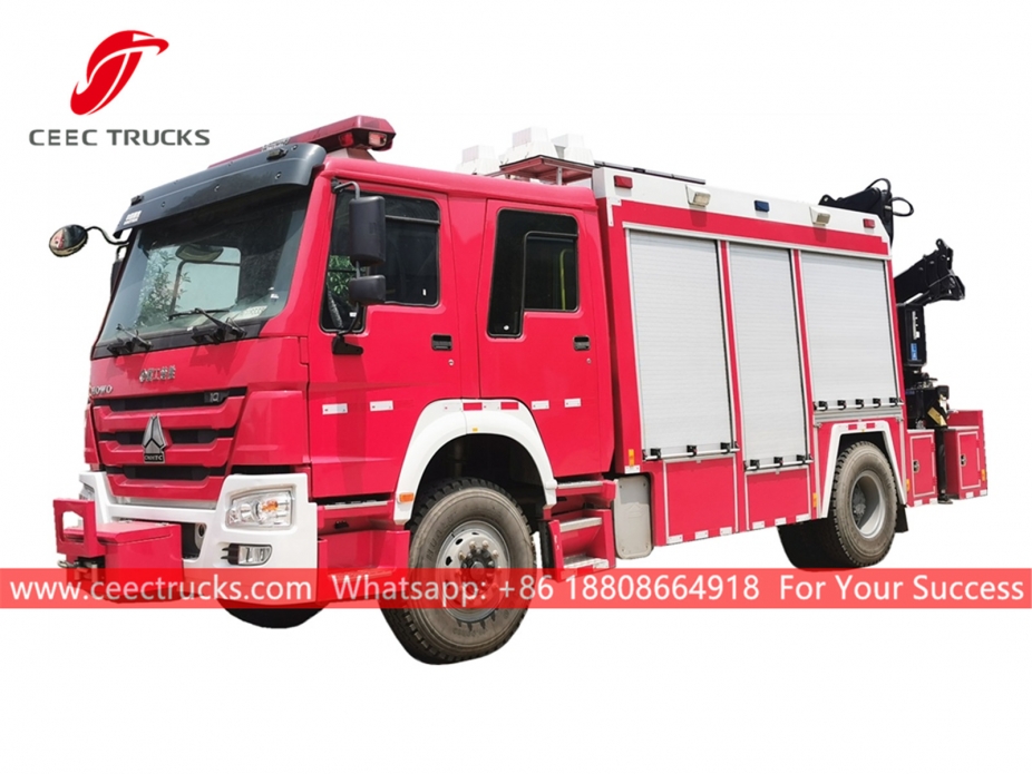 HOWO Emergency Rescue Fire Truck