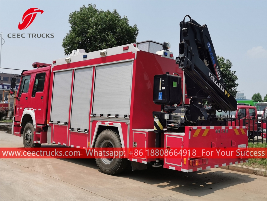 HOWO Emergency Rescue Fire Truck