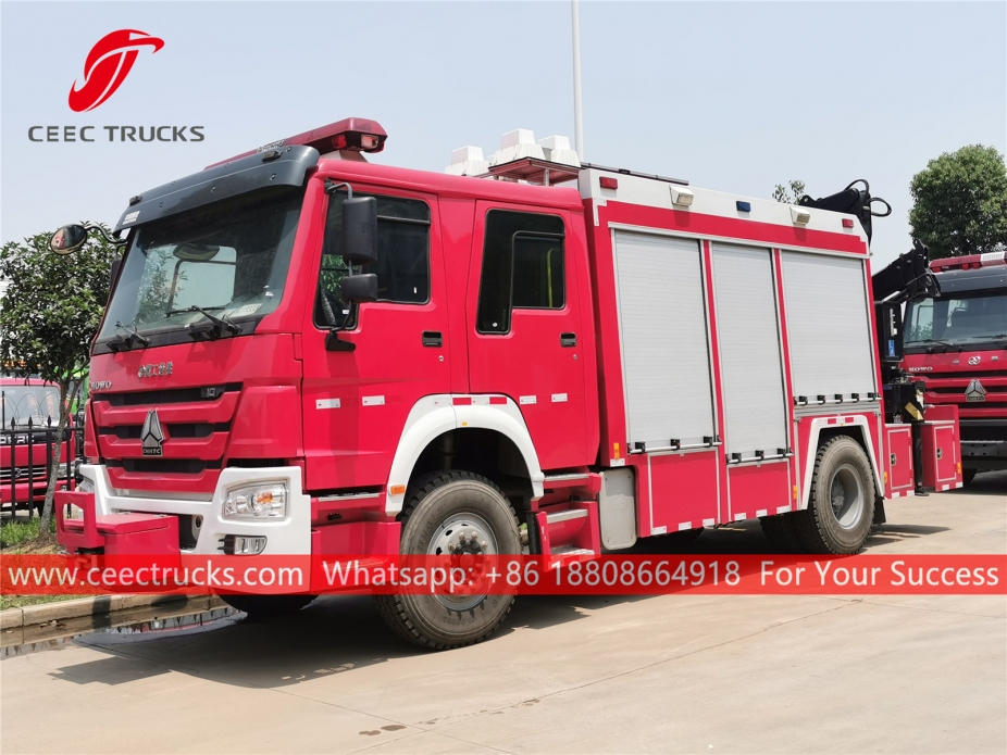 HOWO Emergency Rescue Fire Truck