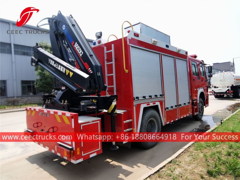 HOWO Emergency Rescue Fire Truck