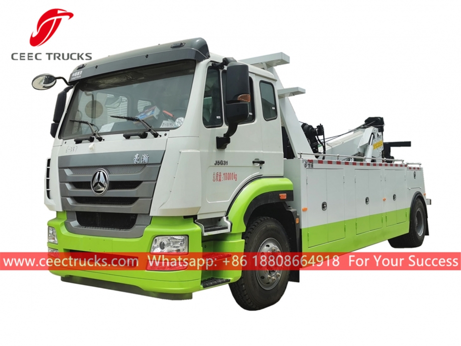 SINOTRUK Road Wrecker tow truck