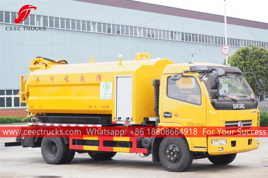 Dongfeng 6CBM Combined Jet at Suction Truck
