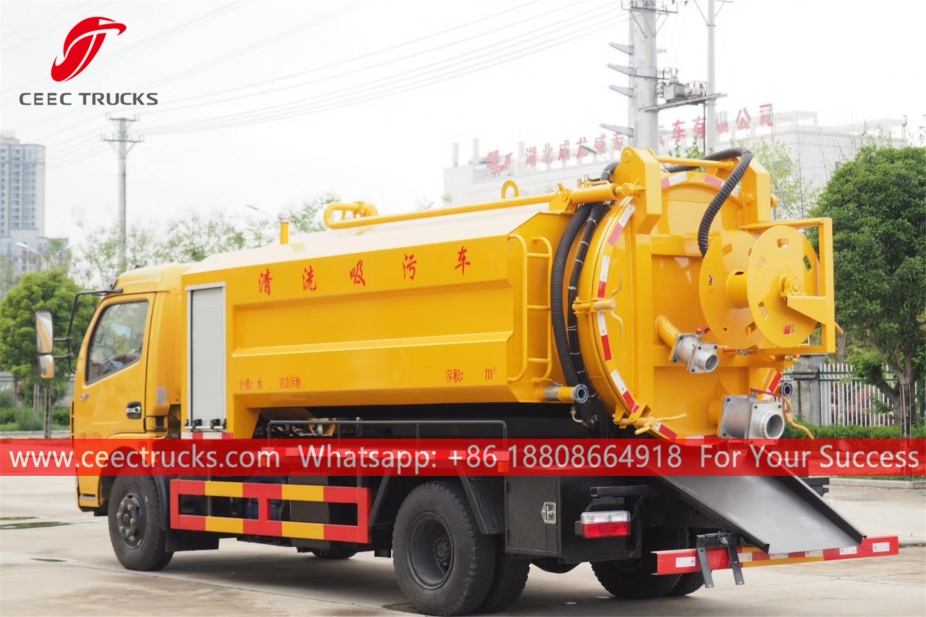 Dongfeng 6CBM Combined Jet at Suction Truck