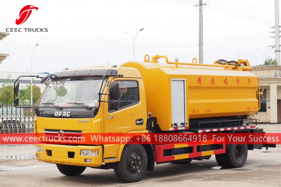 Dongfeng 6CBM Combined Jet at Suction Truck