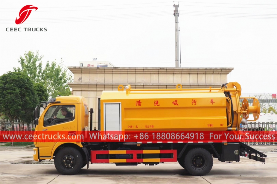 Dongfeng 6CBM Combined Jet at Suction Truck