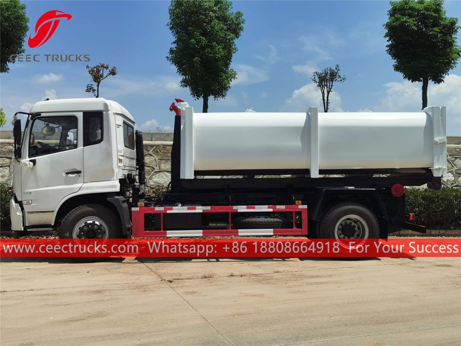 10CBM Hook lift garbage truck