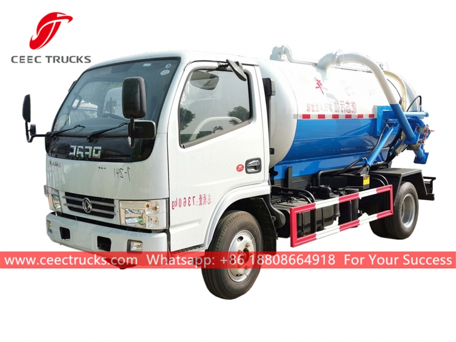 Dongfeng 4,000Litres Vacuum truck