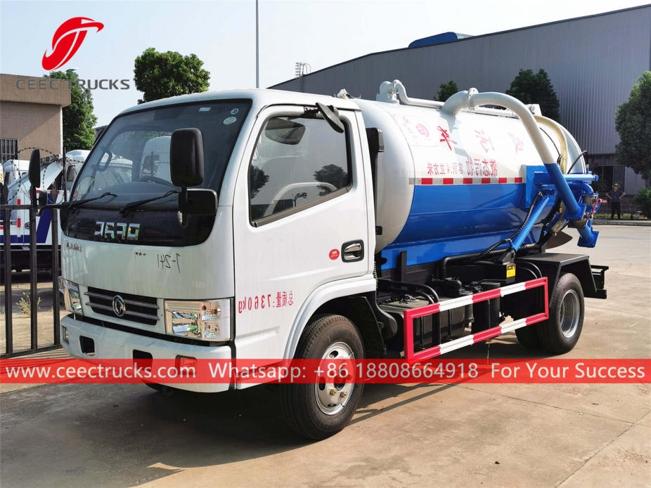 Dongfeng 4,000Litres Vacuum truck
