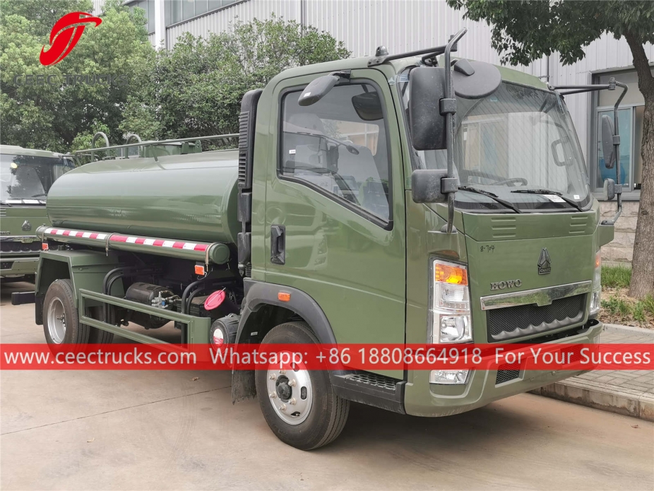 HOWO 3CBM Water spraying truck