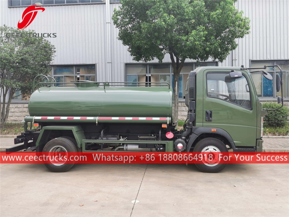 HOWO 3CBM Water spraying truck