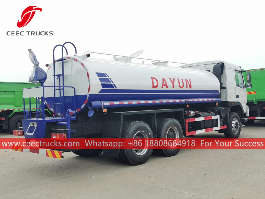 18CBM RHD Water tanker truck DAYUN