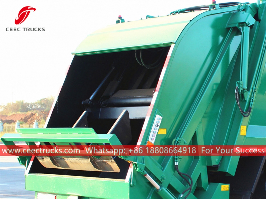 european standard 12,000 liters compression trash truck body