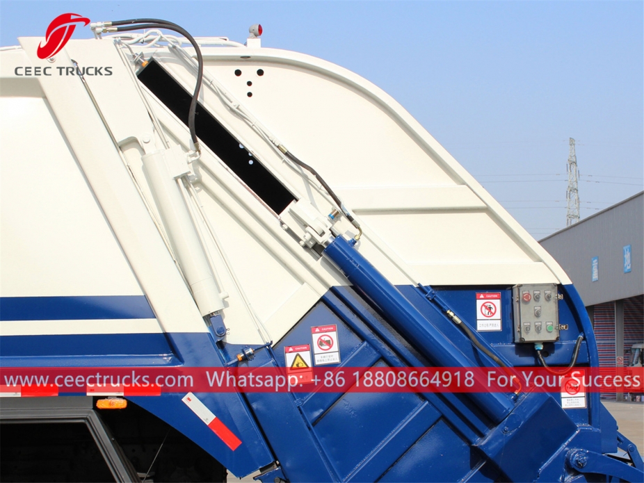 european standard 14,000 liters refuse compactor truck supperstructure