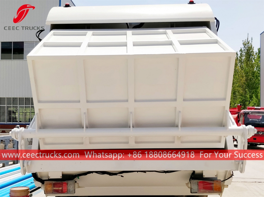 european standard 20,000 liters refuse compactor truck upper body