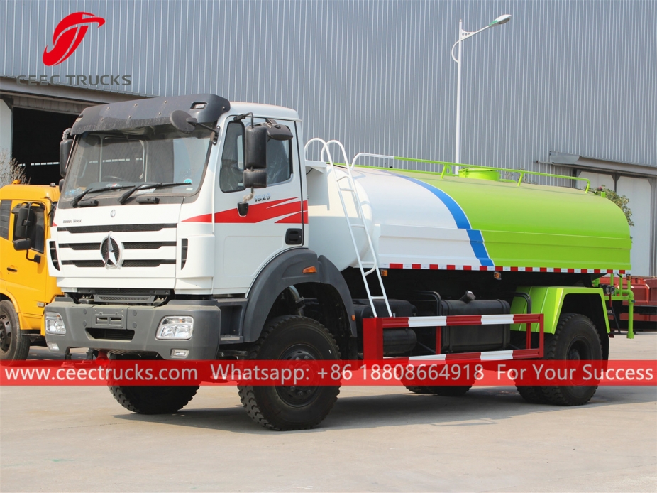 Beiben 4x4 RHD Water tanker truck