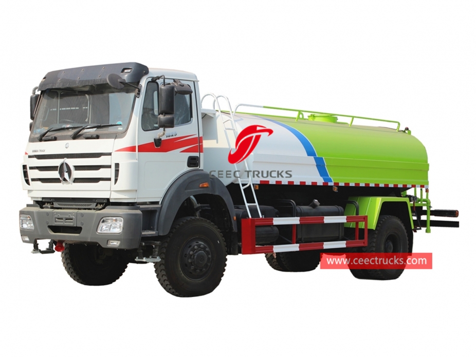 Beiben 4x4 RHD Water tanker truck