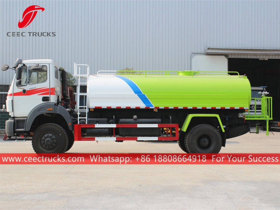 Beiben 4x4 RHD Water tanker truck